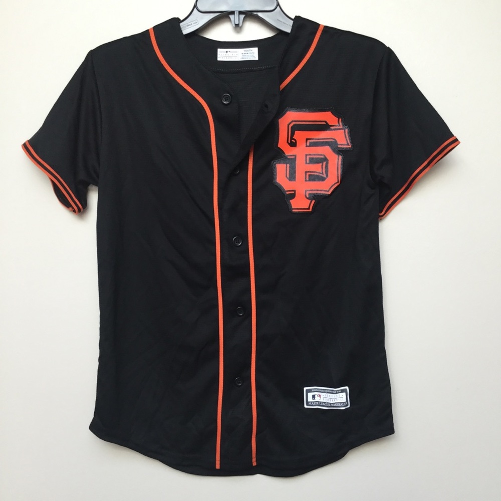 🛑3/$15 Youth San Francisco Giants Baseball Jersey